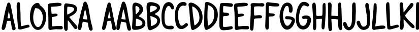 Aloera font