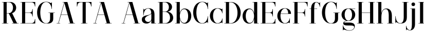 REGATA font download