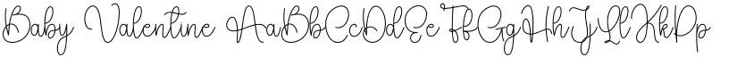 Baby Valentine font