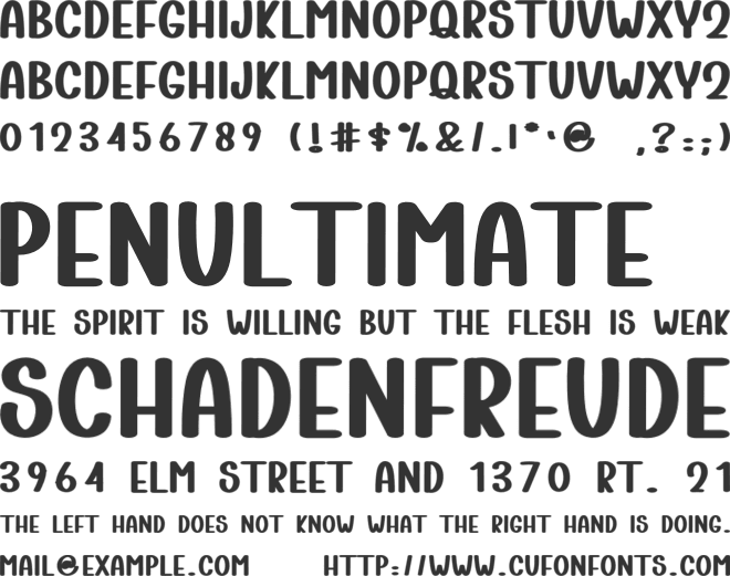 Elegant Sunrise font preview