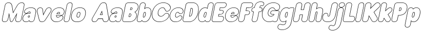 Mavelo font