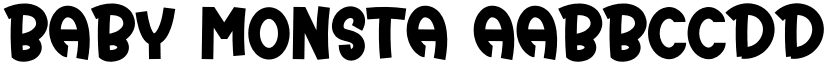 Baby Monsta font