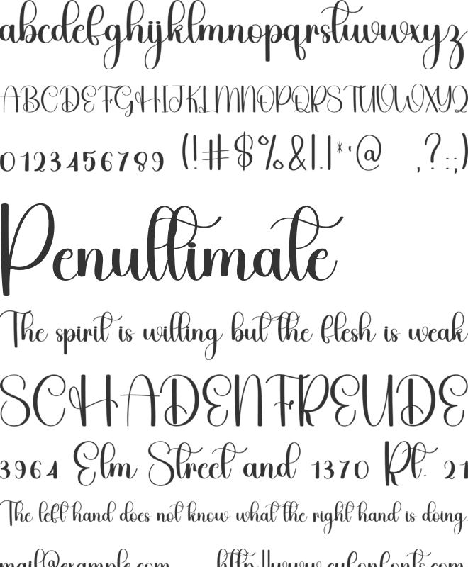 Fantasy Wonderland font preview