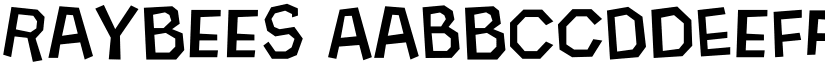 Raybees font