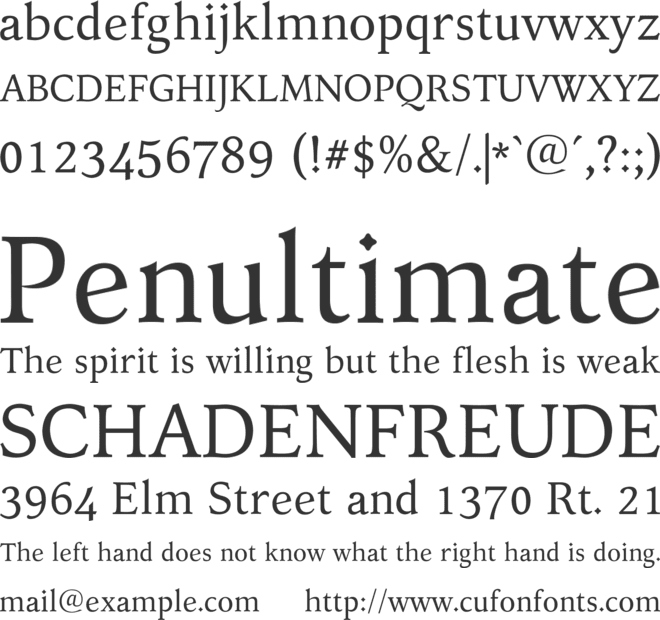 Kelvinch font preview
