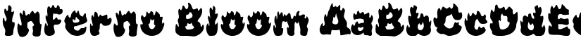 Inferno Bloom font