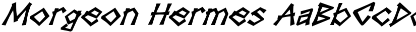 Morgeon Hermes font