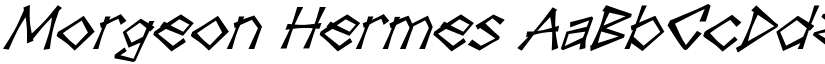 Morgeon Hermes font