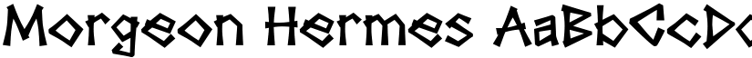 Morgeon Hermes font