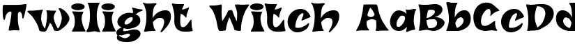 Twilight Witch font download