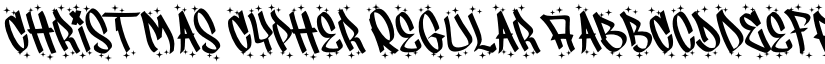 Christmas Cypher font download