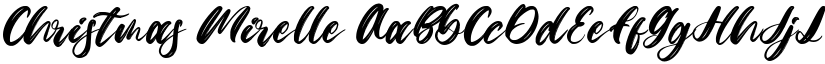 Christmas Mirelle font