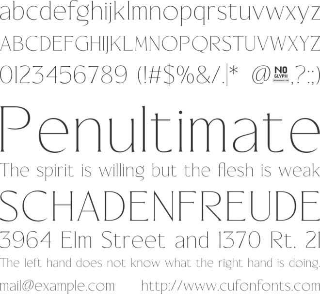 Blackney font preview