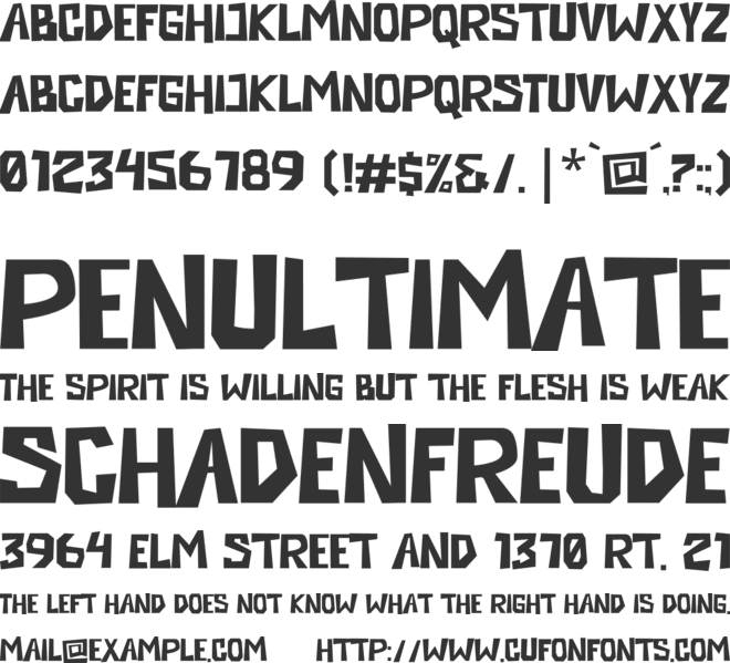Nek Salma font preview