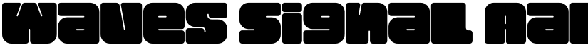 Waves Signal font