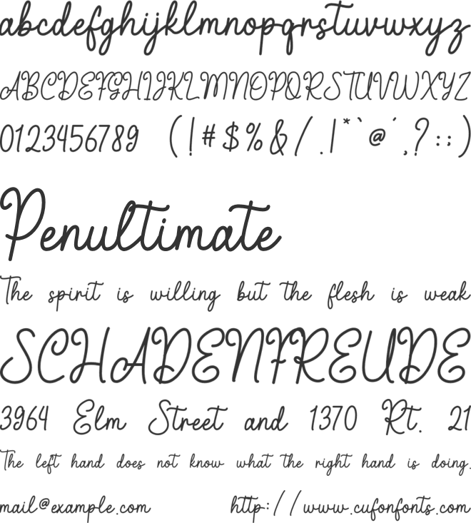 Christmas Fantasy font preview