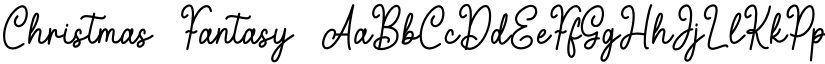 Christmas Fantasy font