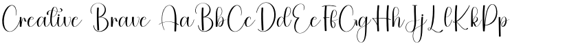 Creative Brave font