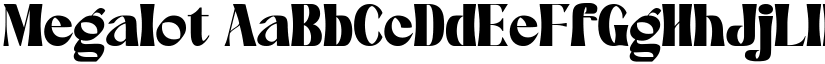 Megalot font