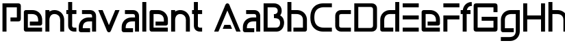 Pentavalent font