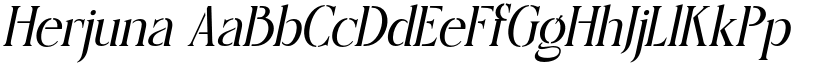 Herjuna font