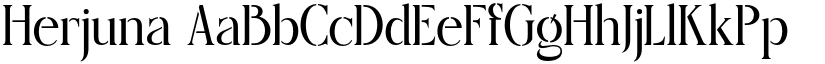 Herjuna font