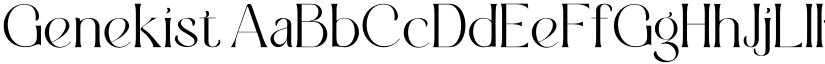 Genekist font download