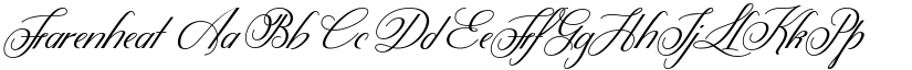 Farenheat font