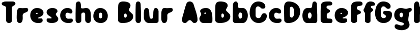 Trescho Blur font