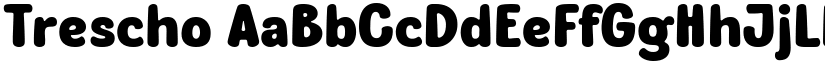 Trescho font