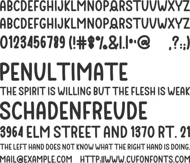 Groovy Designer font preview