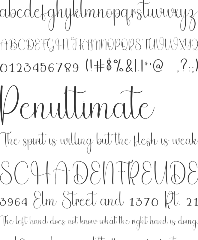Girly Candy font preview