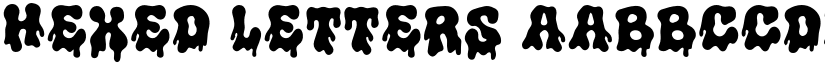 Hexed Letters font