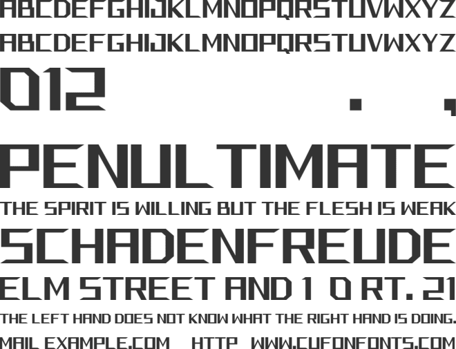 Neltrom font preview