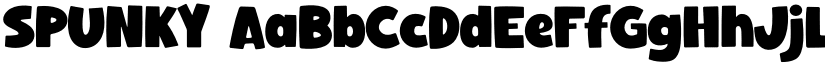 SPUNKY font