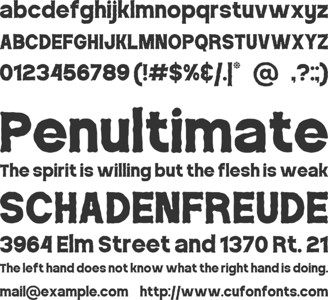 Bestilo font preview