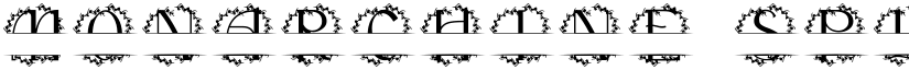 Monarchine Split Monogram font