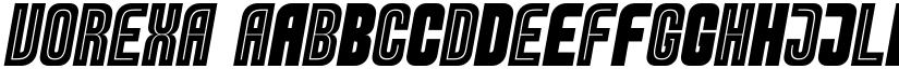 VOREXA font