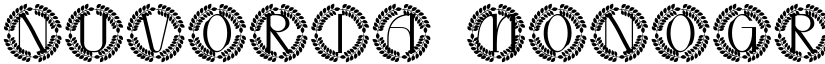 Nuvoria Monogram font download