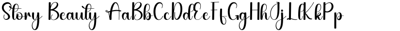 Story Beauty font