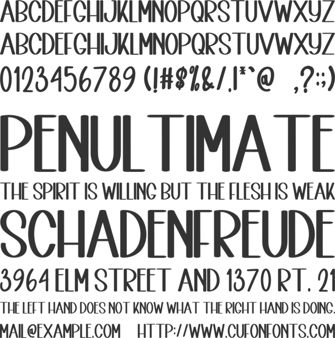 Winter Darling font preview