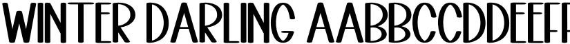 Winter Darling font download
