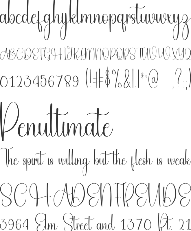 Worthy Magical font preview