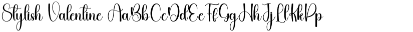 Stylish Valentine font