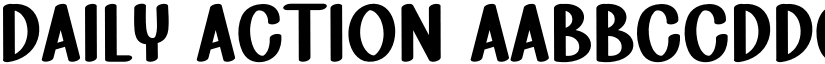 Daily Action font download