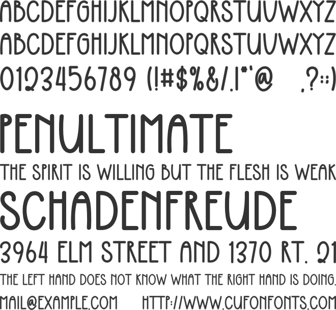 Special Ceremony font preview