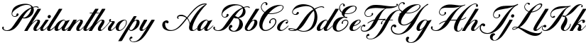 Philanthropy font download