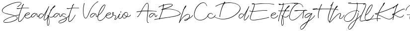 Steadfast Valerio font