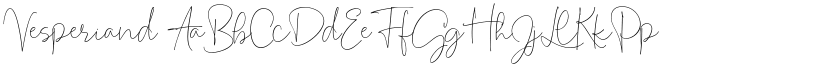 Vesperiand font download
