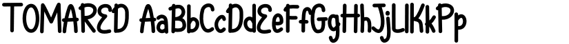 TOMARED font